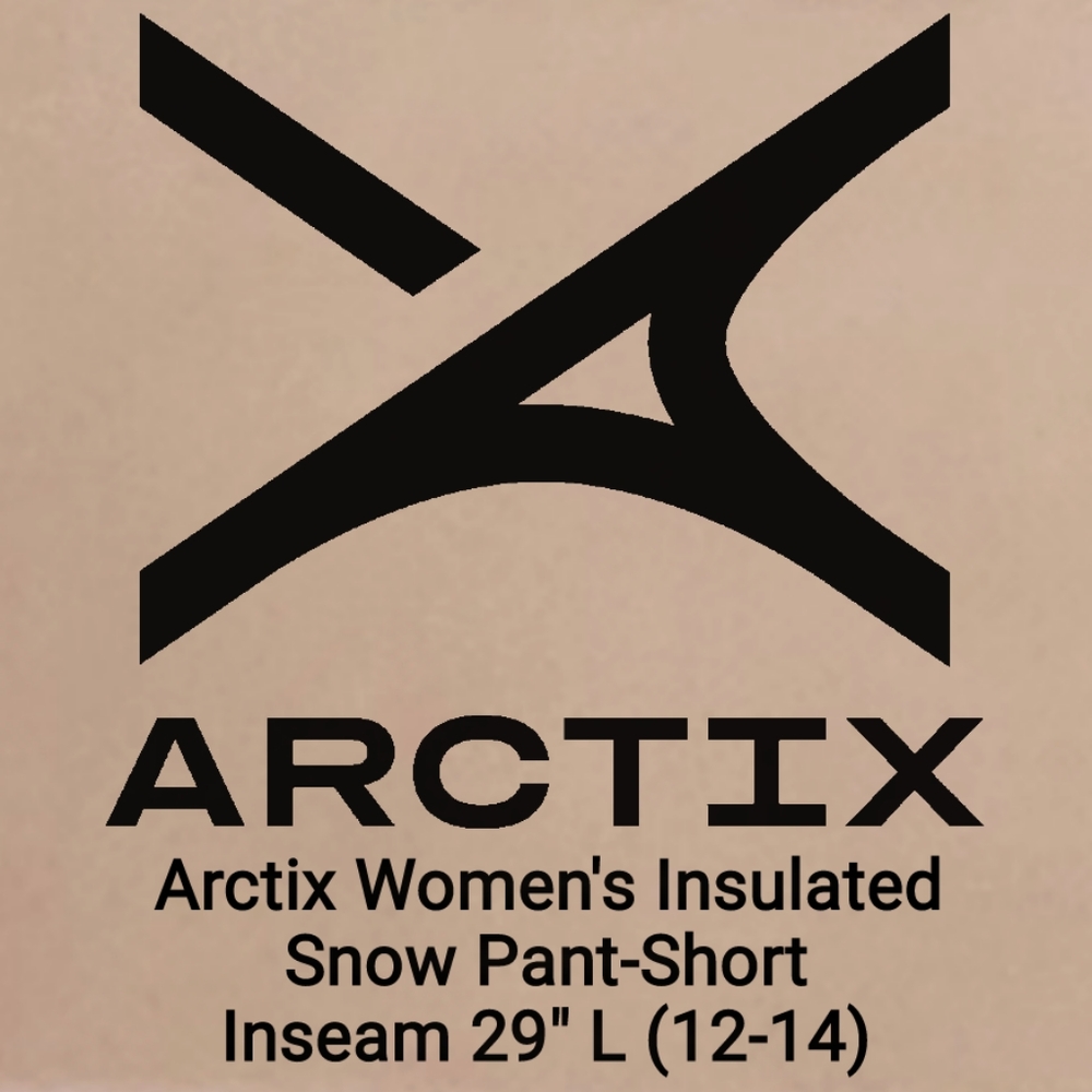 Arctix Women's InsulatedSnow Pant - ShortIrseam 29"L (12-14)